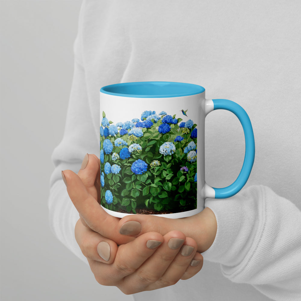 Blue Hydrangea Mug