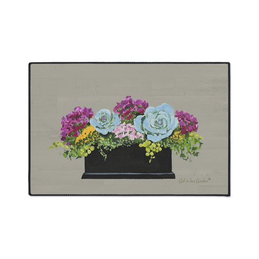 Fall Planter Rubber Floor Mat