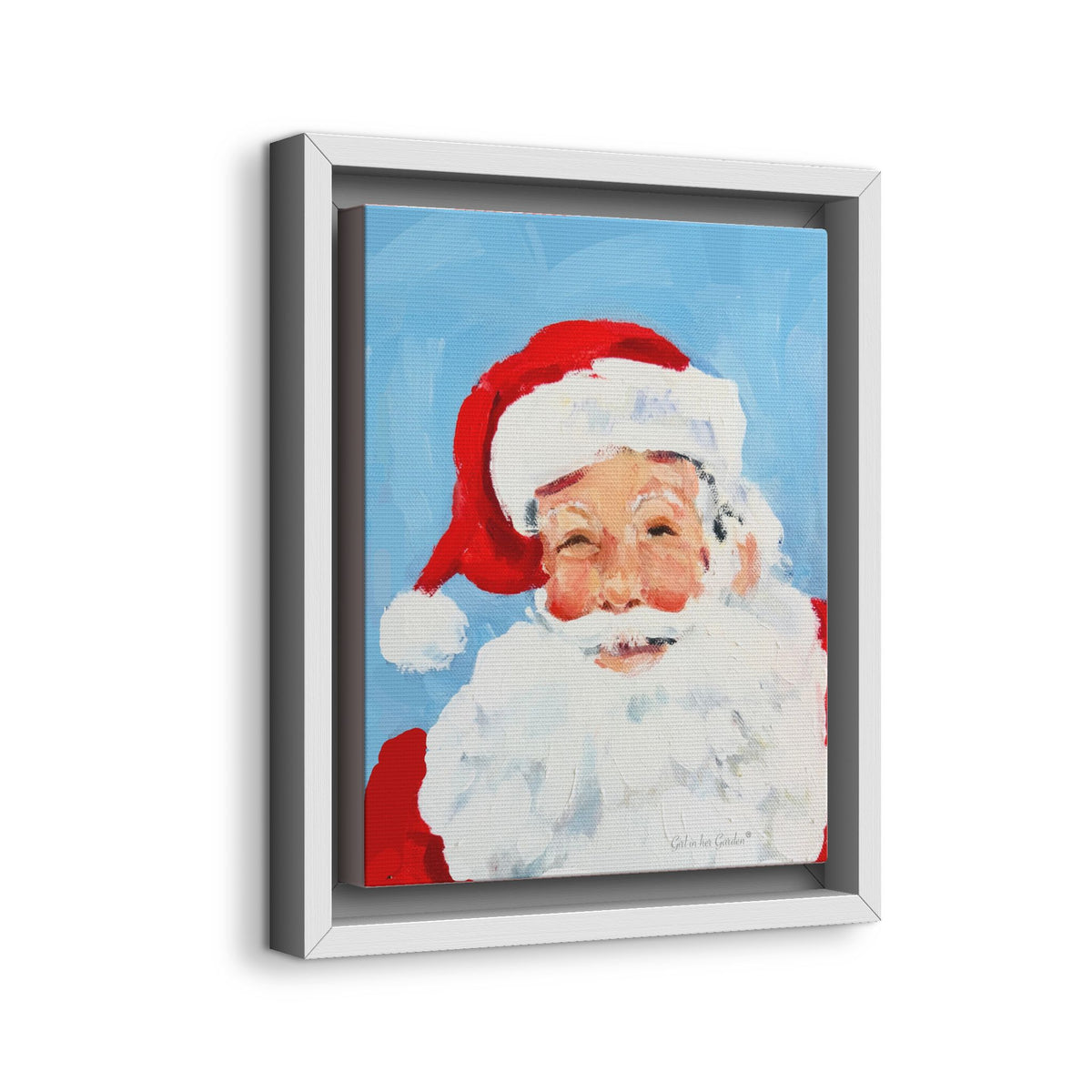 Santa Framed  Canvas
