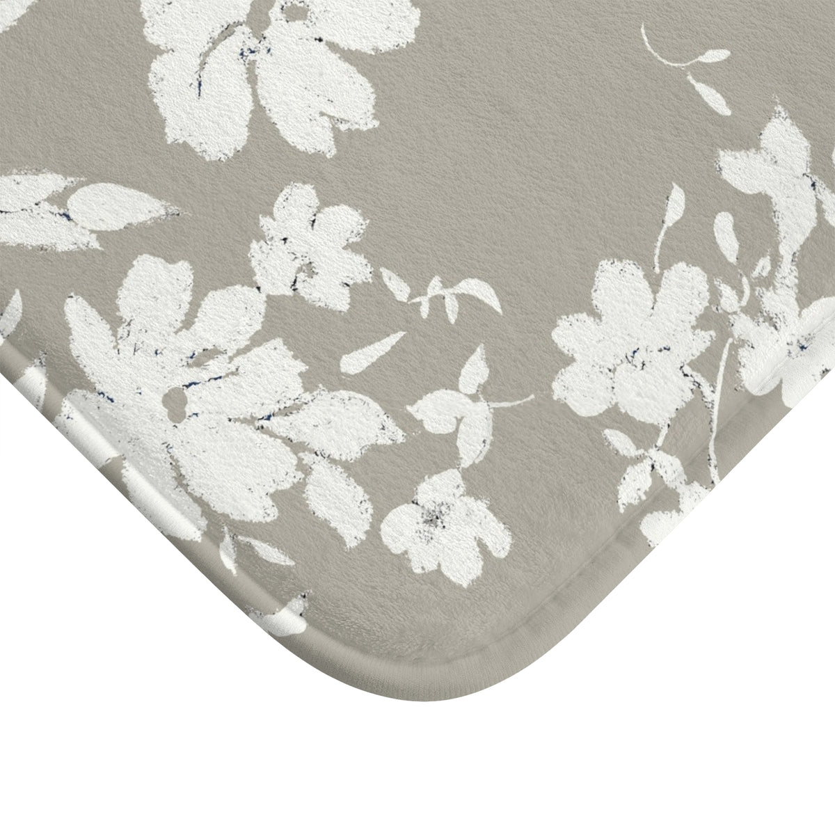 Beige Botanical Kitchen & Bath Cushion Mat