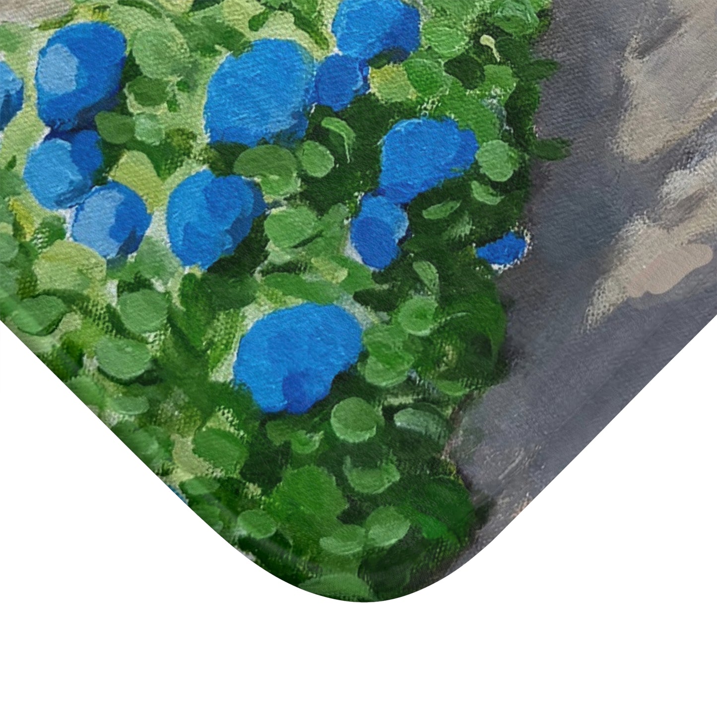 KItchen & Bath Cushion Mat, Hydrangeas on the Beach