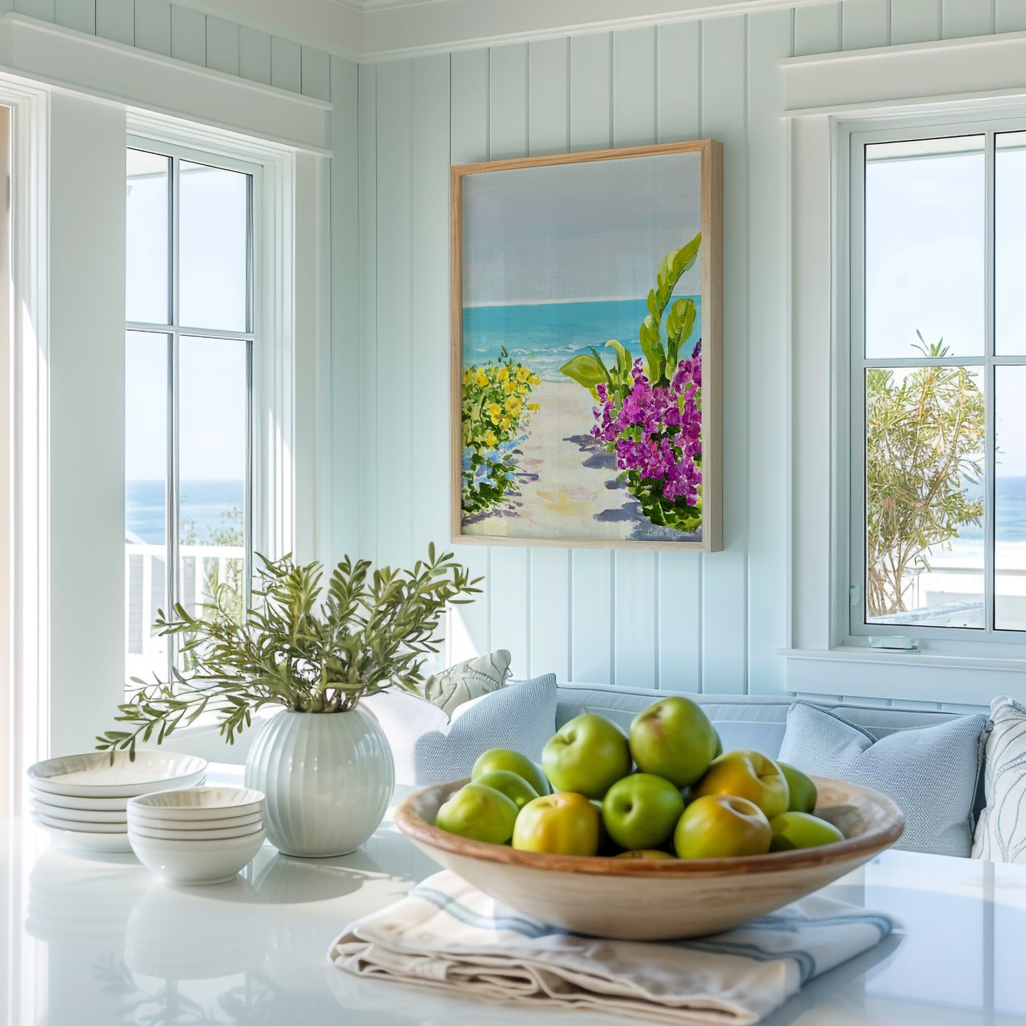 Tropical Escape Framed Canvas