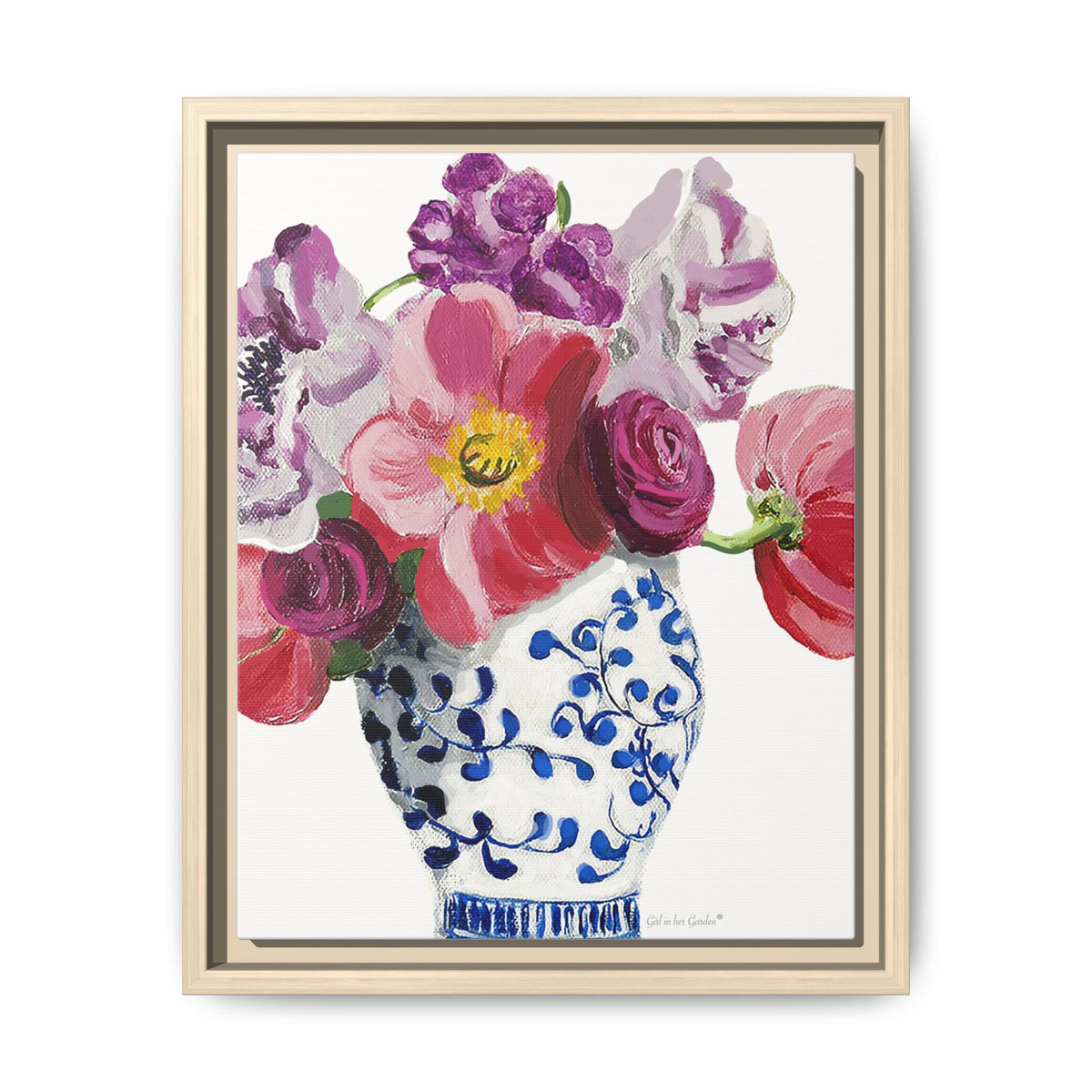 Matte Canvas, Framed (Multi-color)