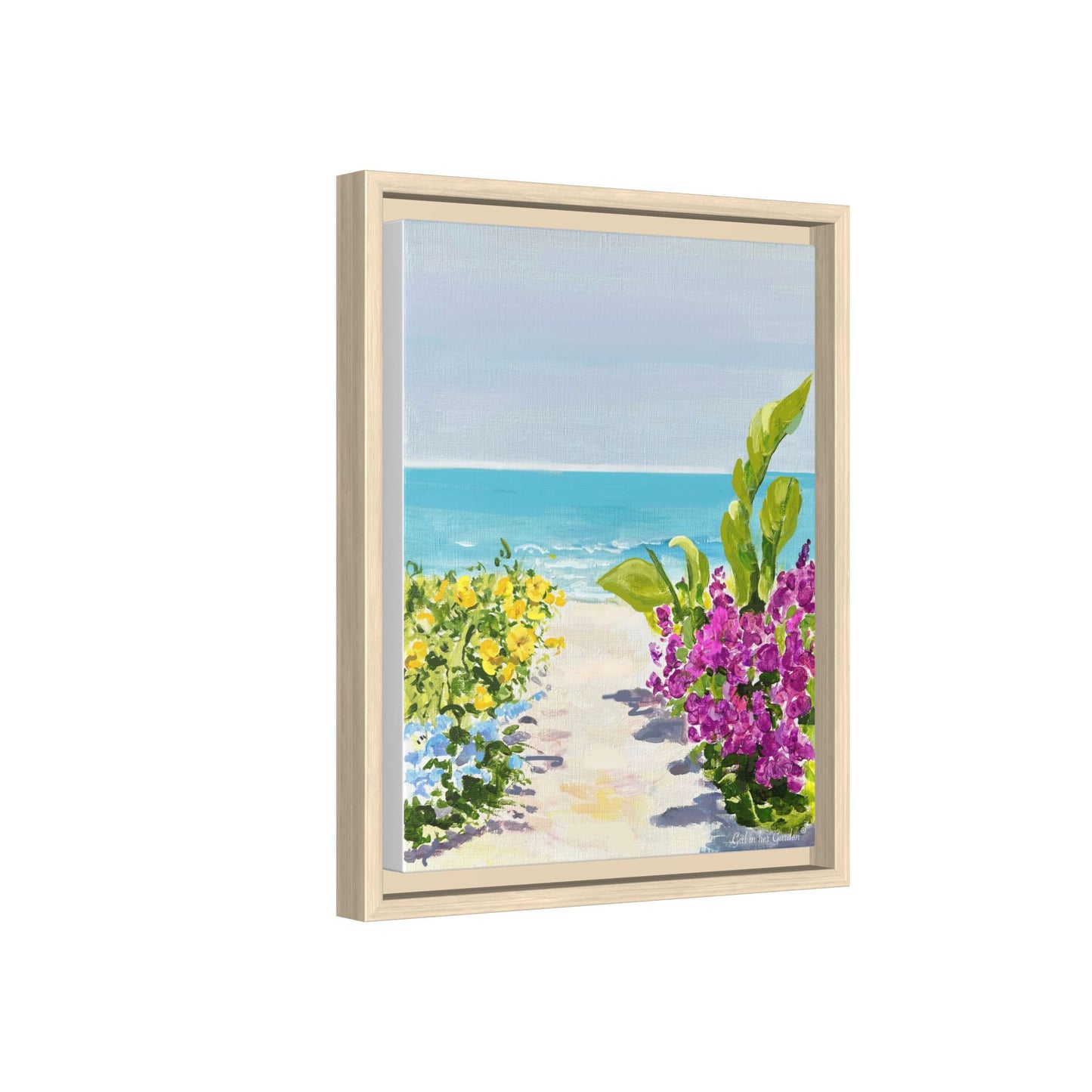 Tropical Escape Framed Canvas