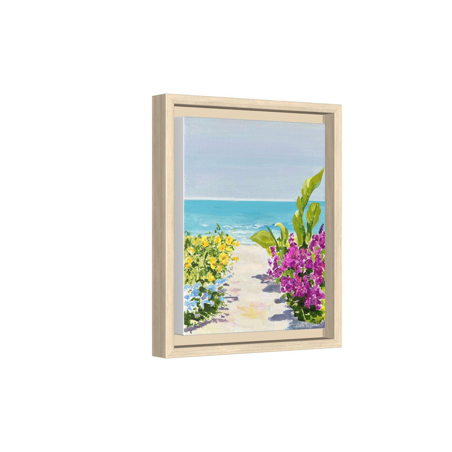 Tropical Escape Framed Canvas