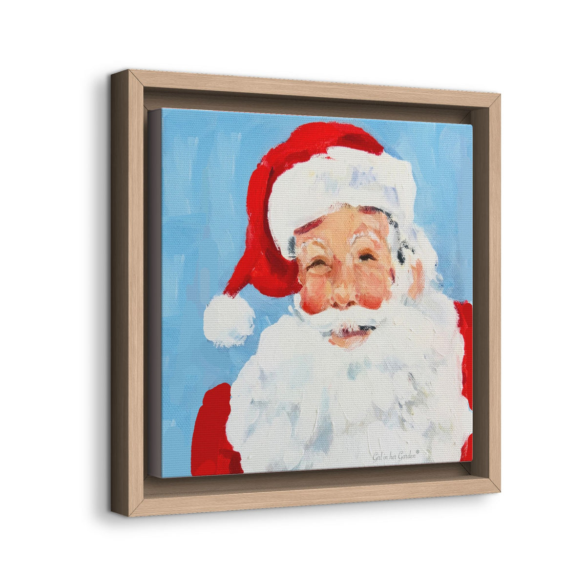 Santa Framed  Canvas
