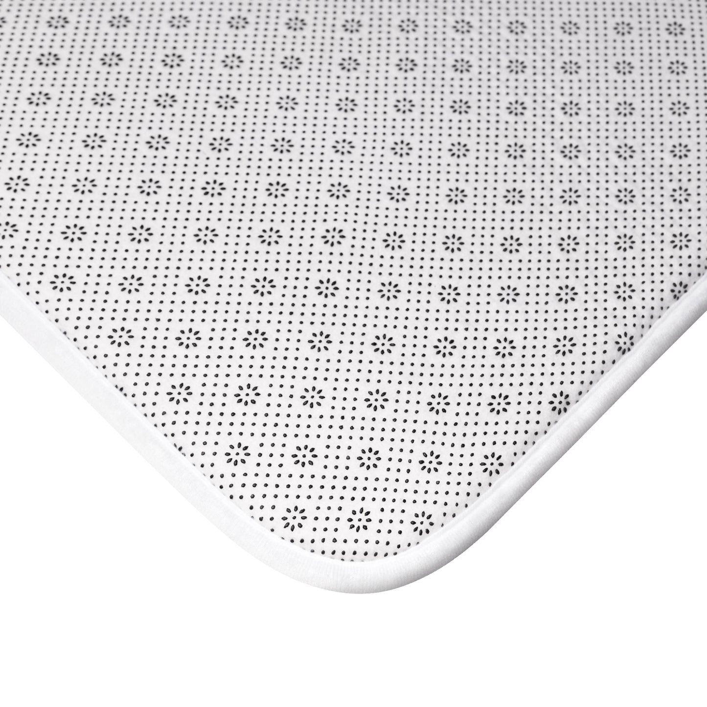 Kitchen, Bath Cushion Mat, Christmas Trio Black