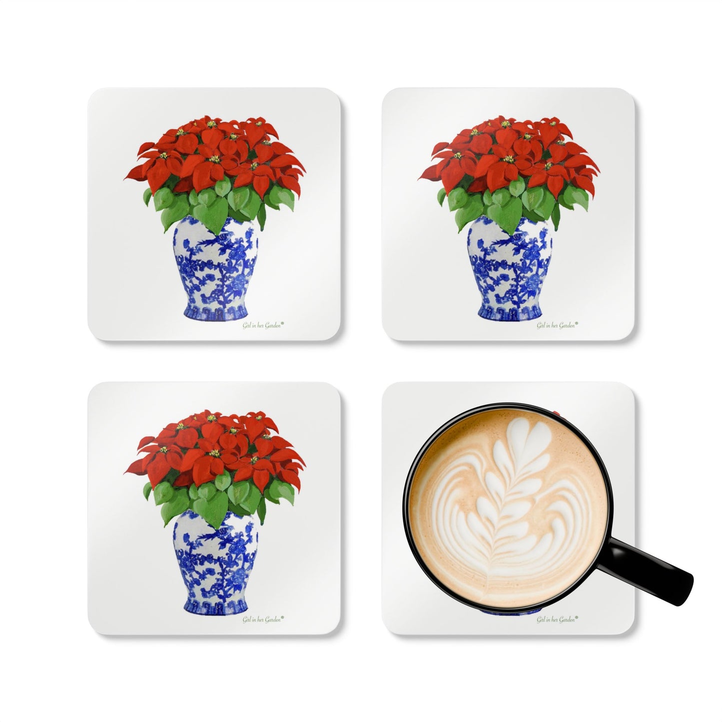 Corkwood Coaster Set