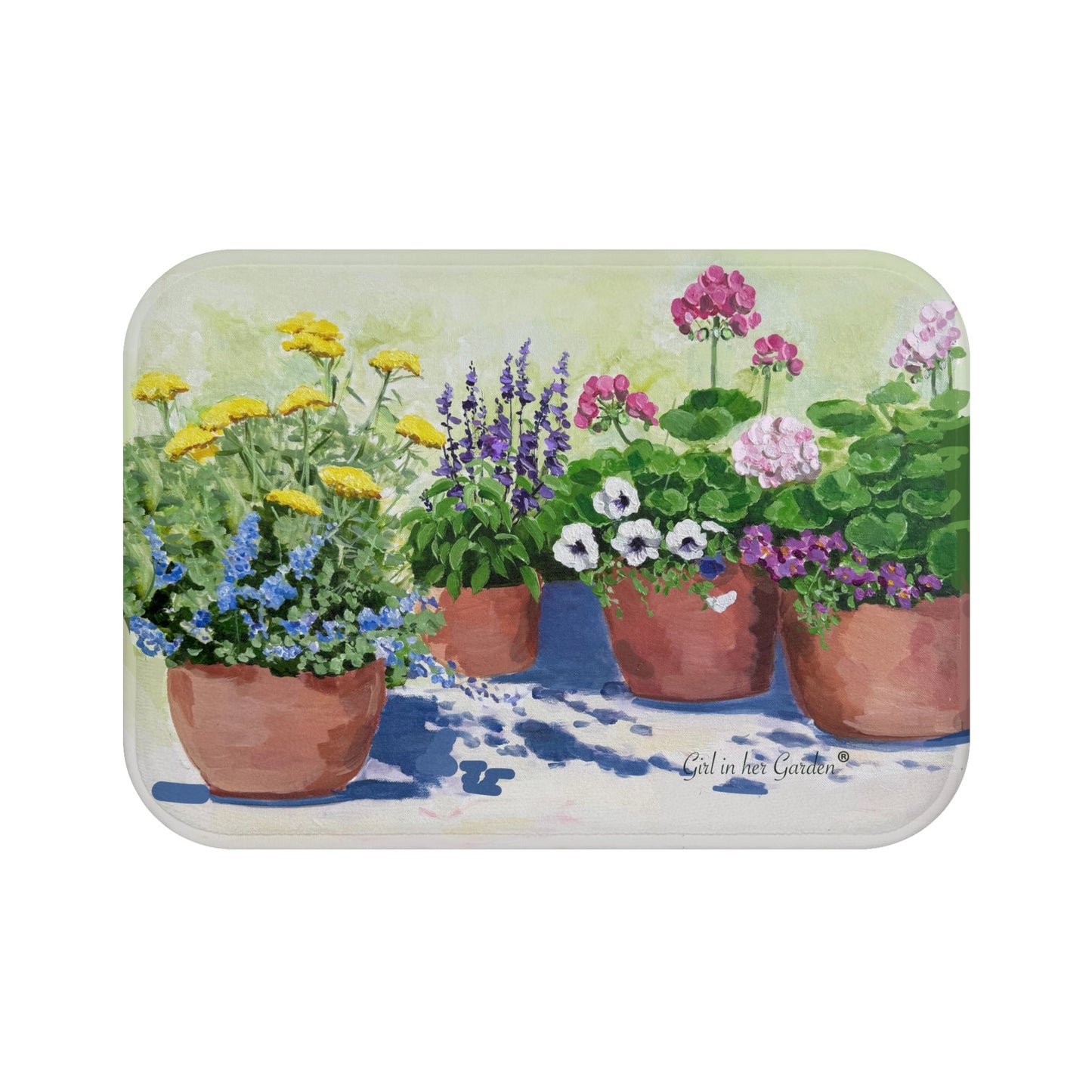 Summer Garden Kitchen & Bath Cushion Mat