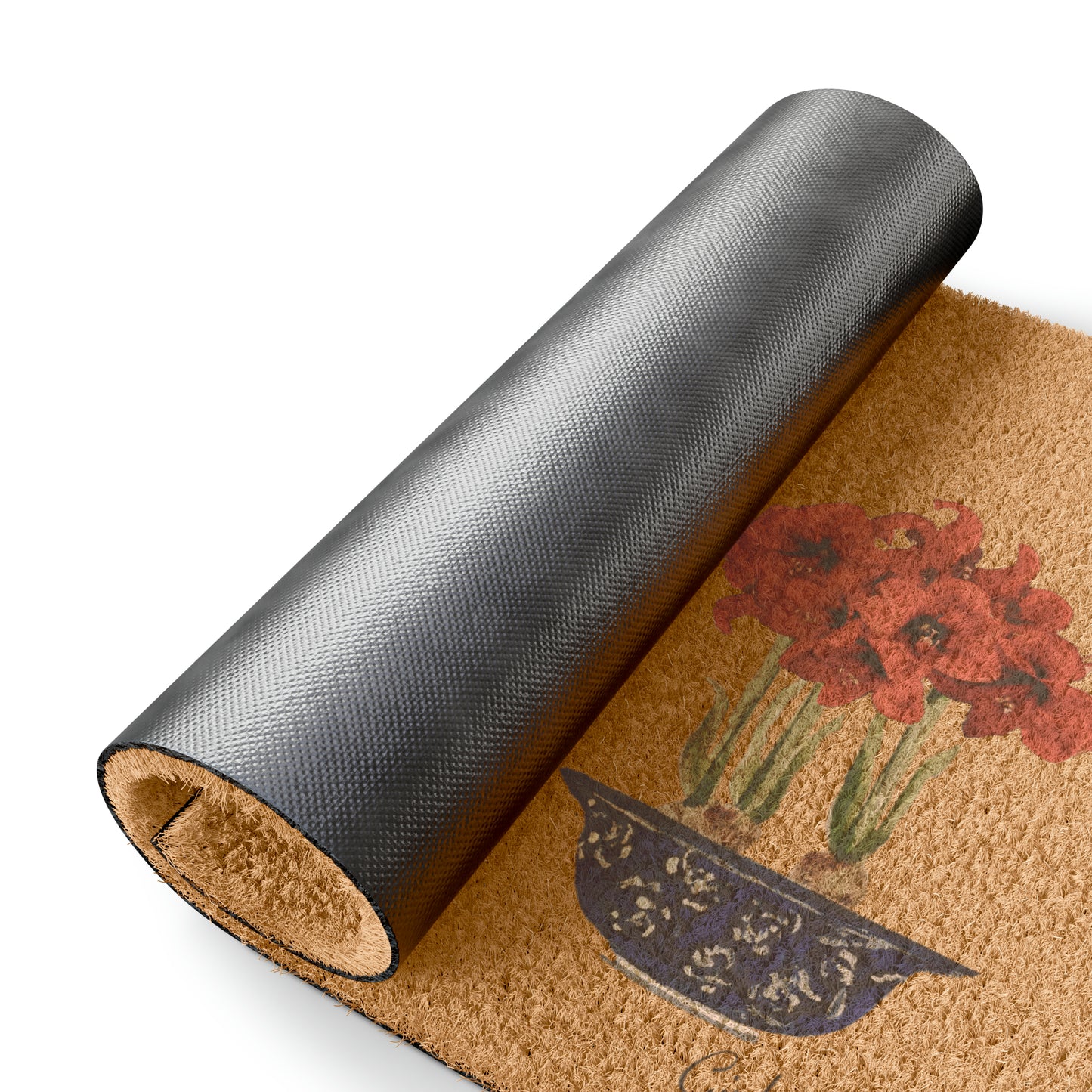 Christmas Trio, Outdoor Coir Fiber Rubber Doormat
