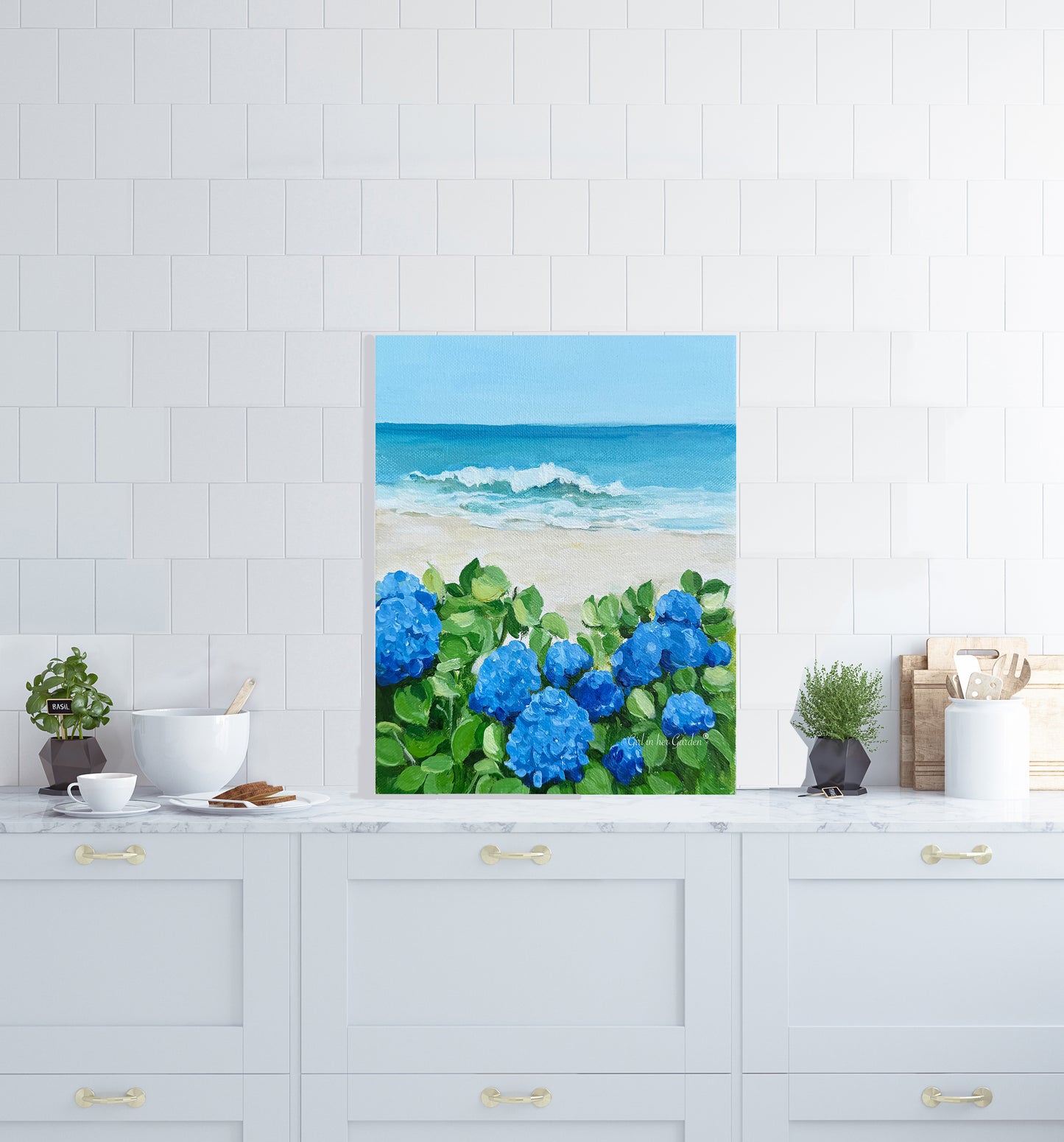 Hydrangeas by The Sea