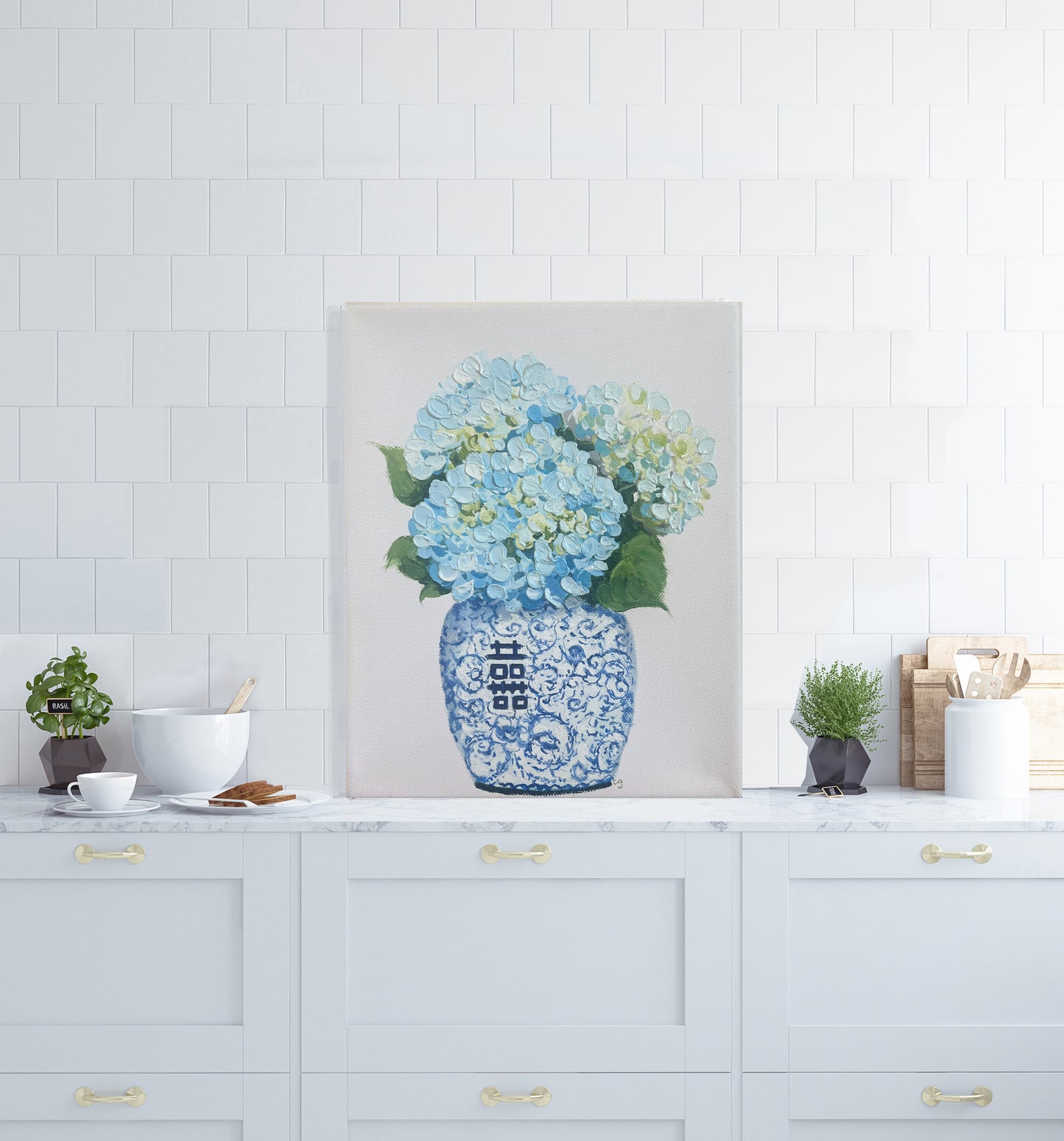 Light Blue Hydrangeas