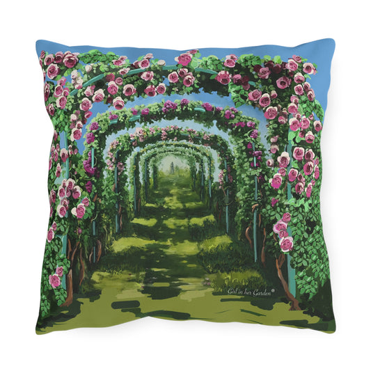 Rose Arbor Outdoor Pillows
