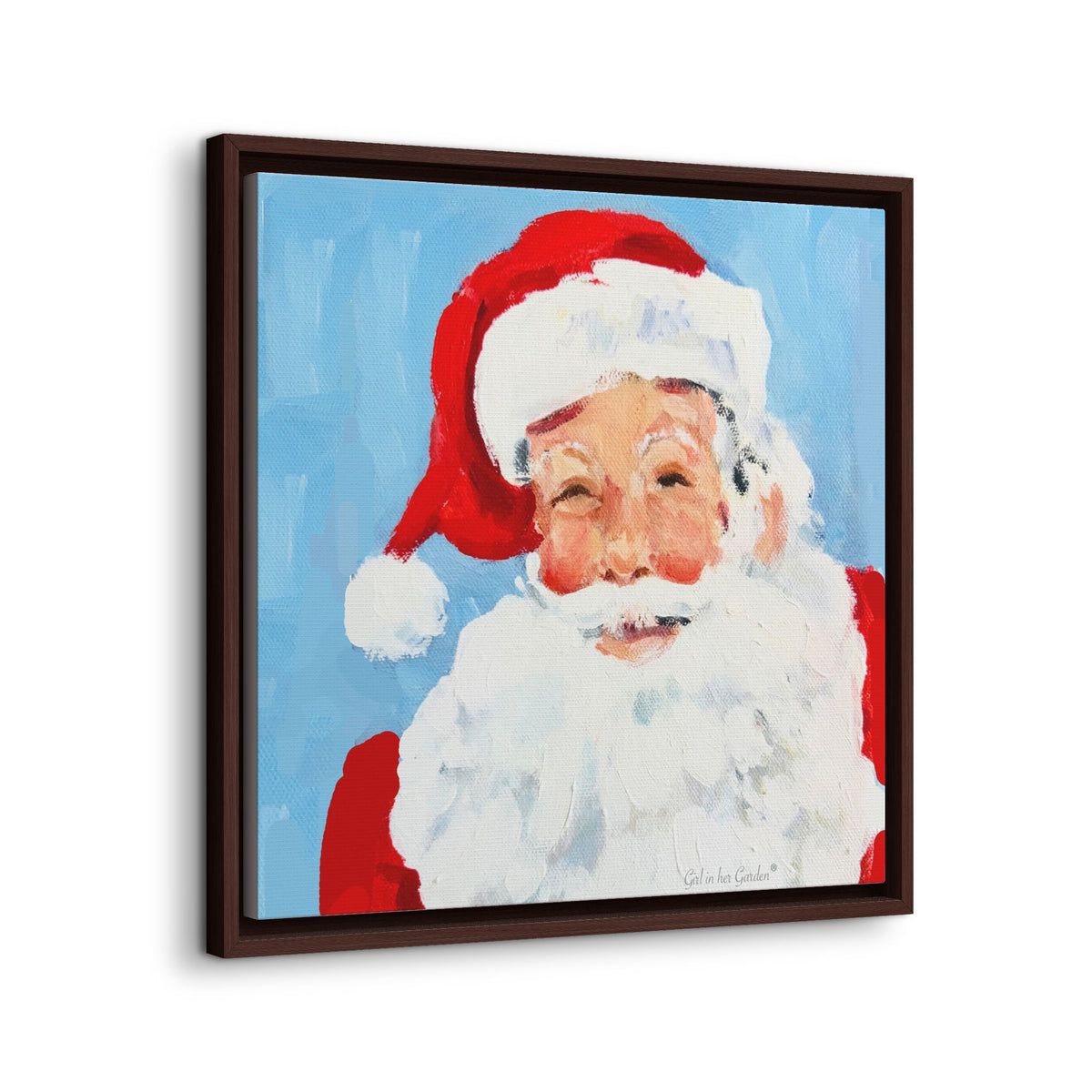 Santa Framed  Canvas