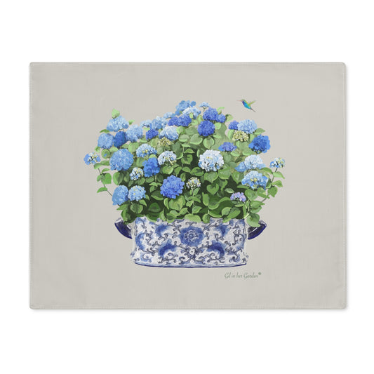 Hydrangea Placemat- Set of Two
