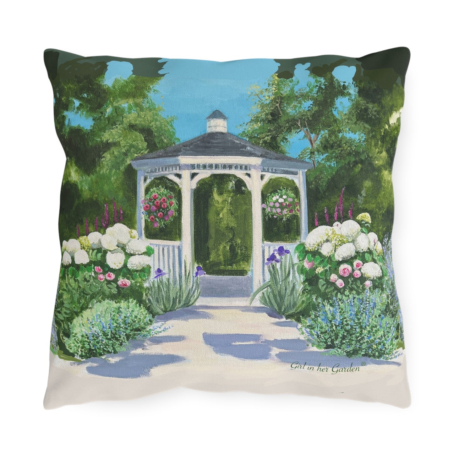 Gazebo Garden 2, Outdoor Pillows
