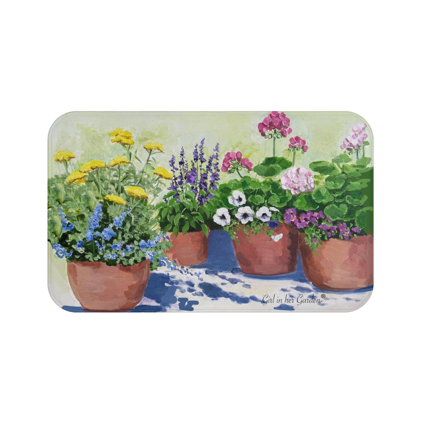 Summer Garden Kitchen & Bath Cushion Mat