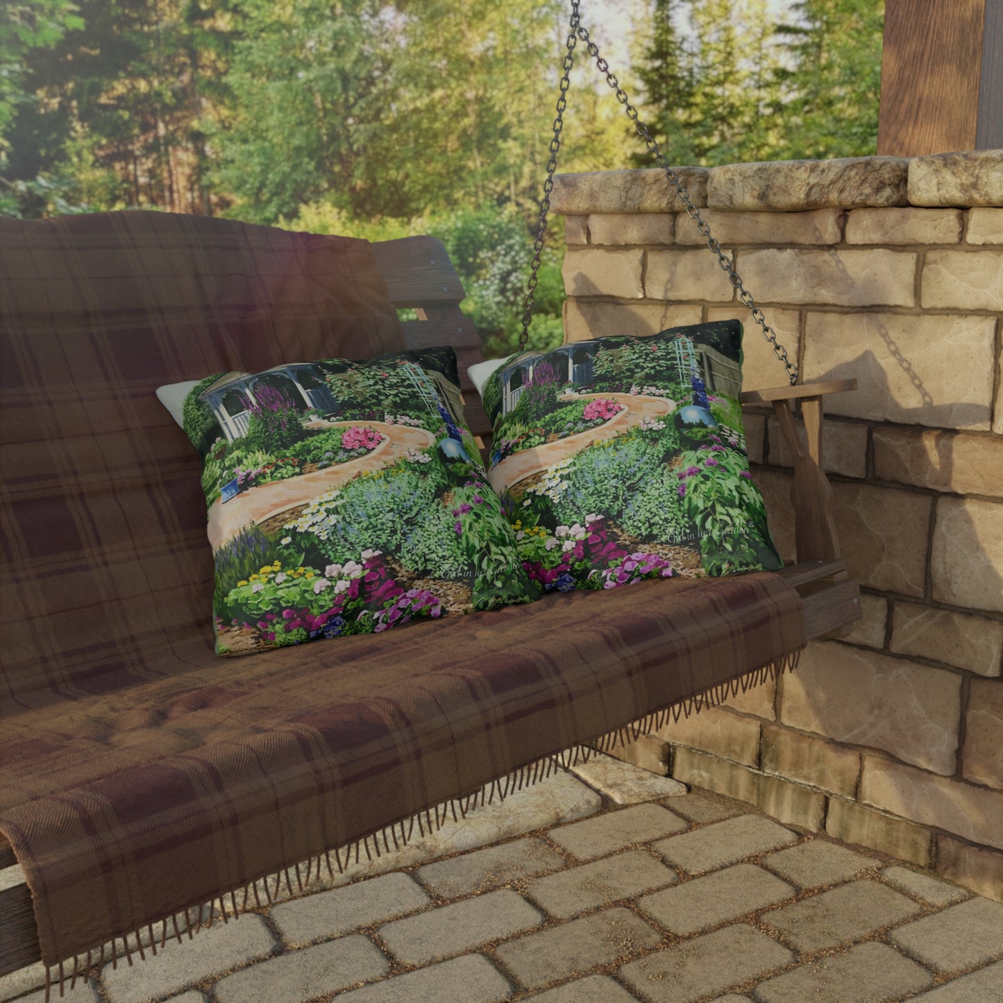 Gazebo Garden Outdoor Pillows