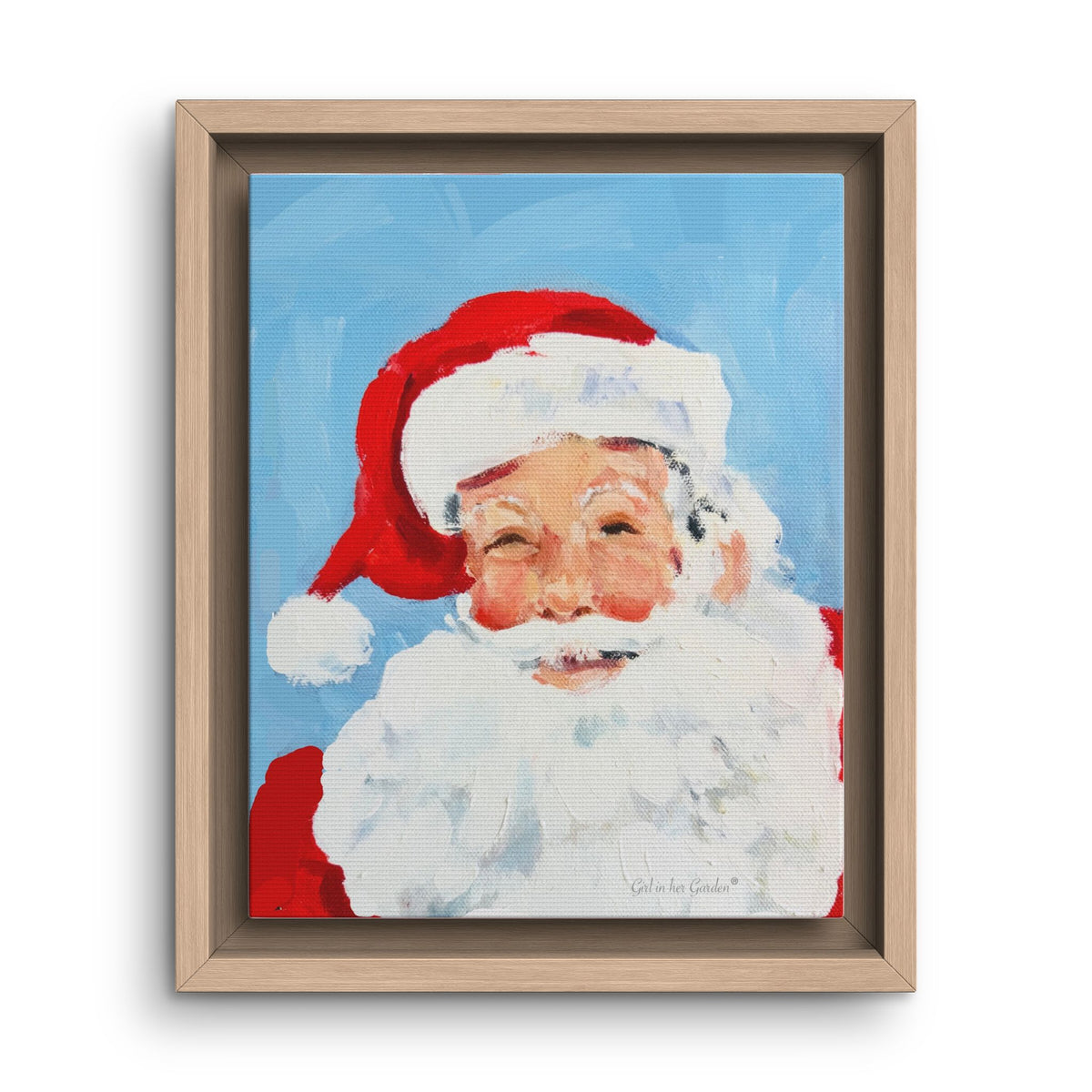 Santa Framed  Canvas