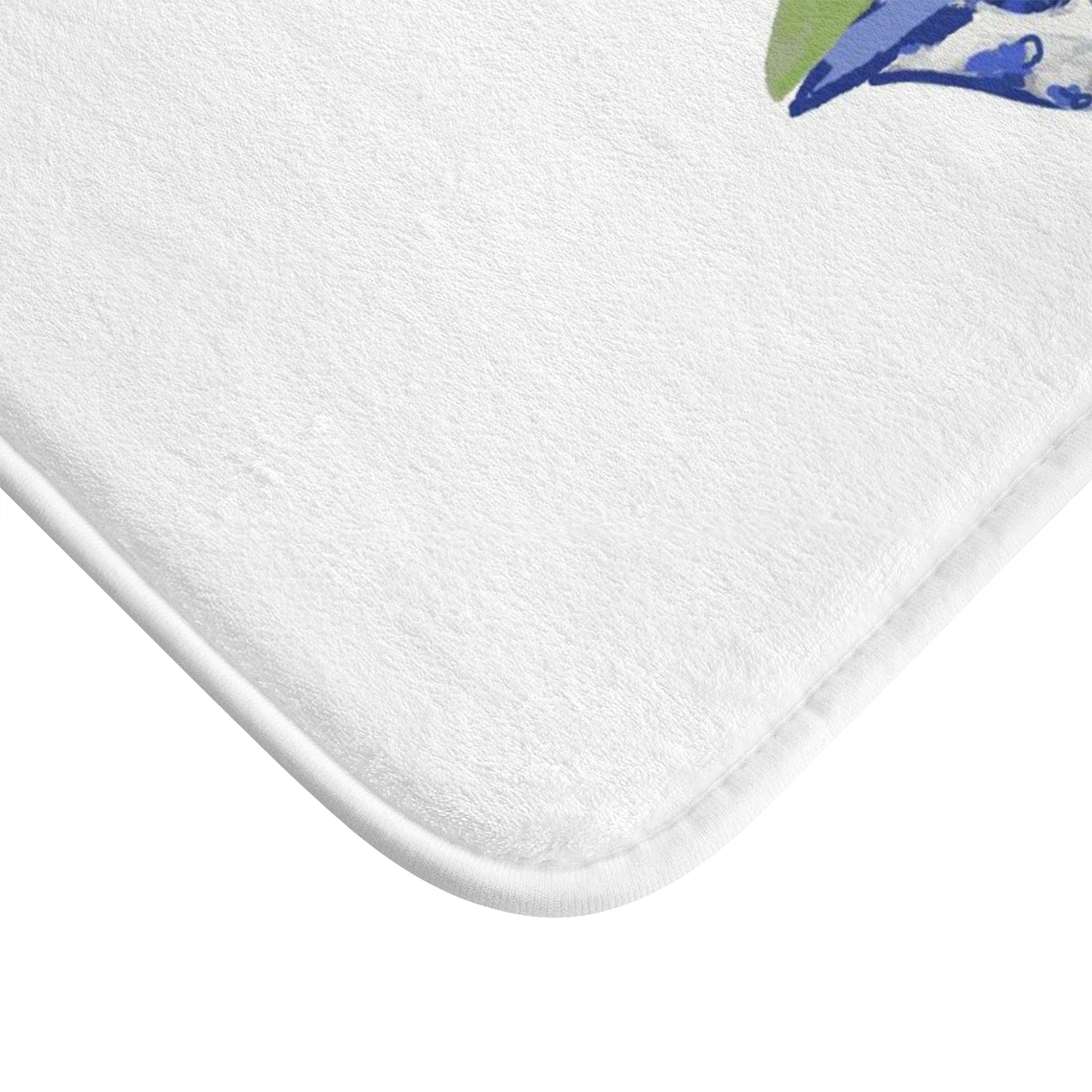 Kitchen Bath Cushion Mat, White Orchid Planter