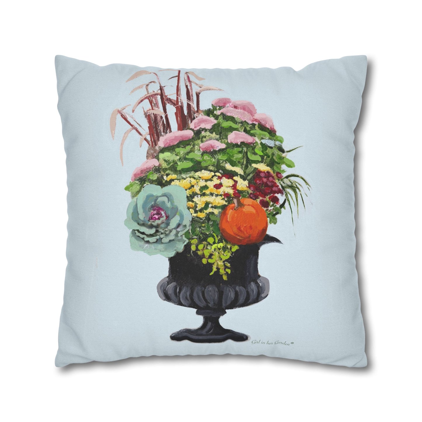 Fall Harvest Planter Pillow, Pillow Cover