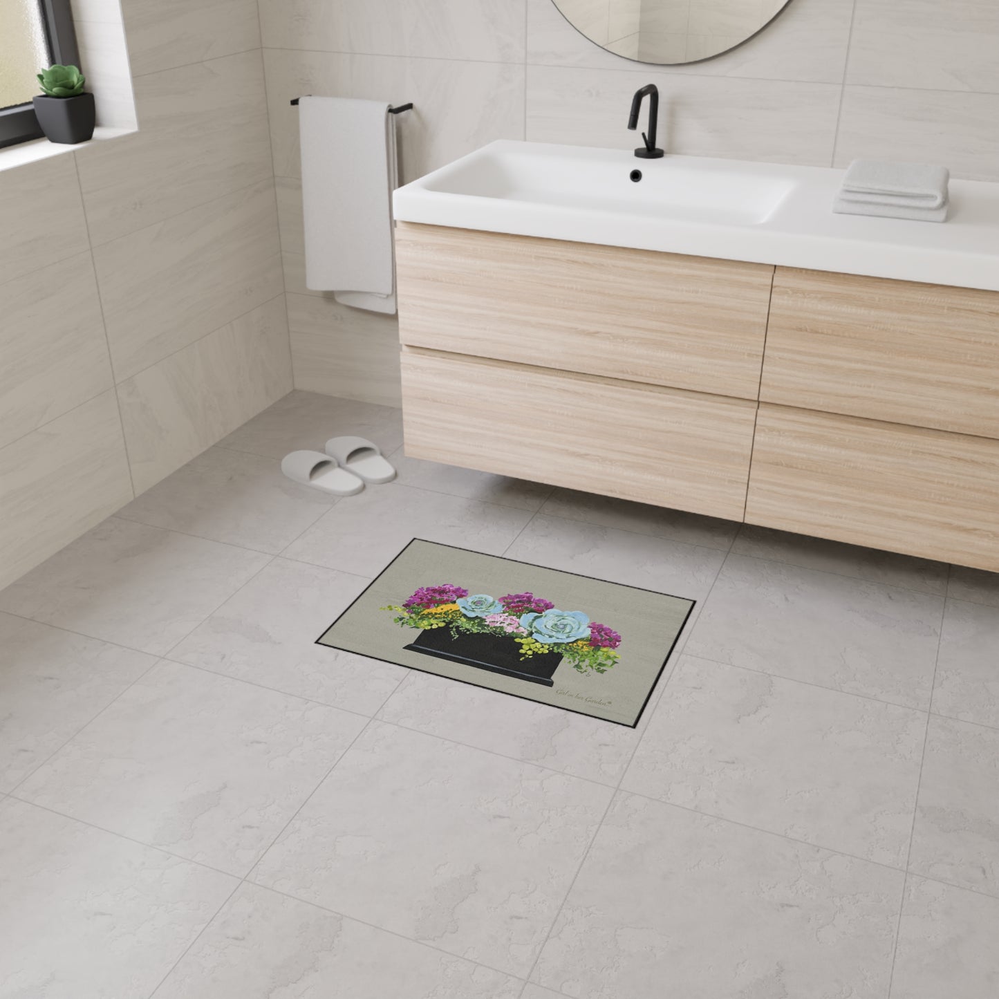 Fall Planter Rubber Floor Mat
