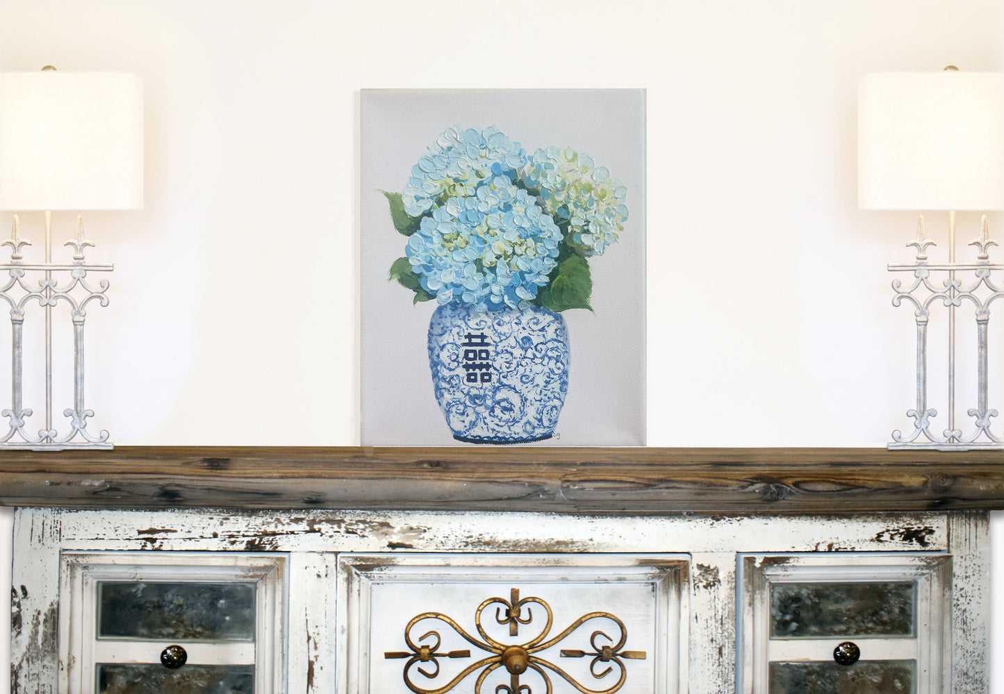 Light Blue Hydrangeas