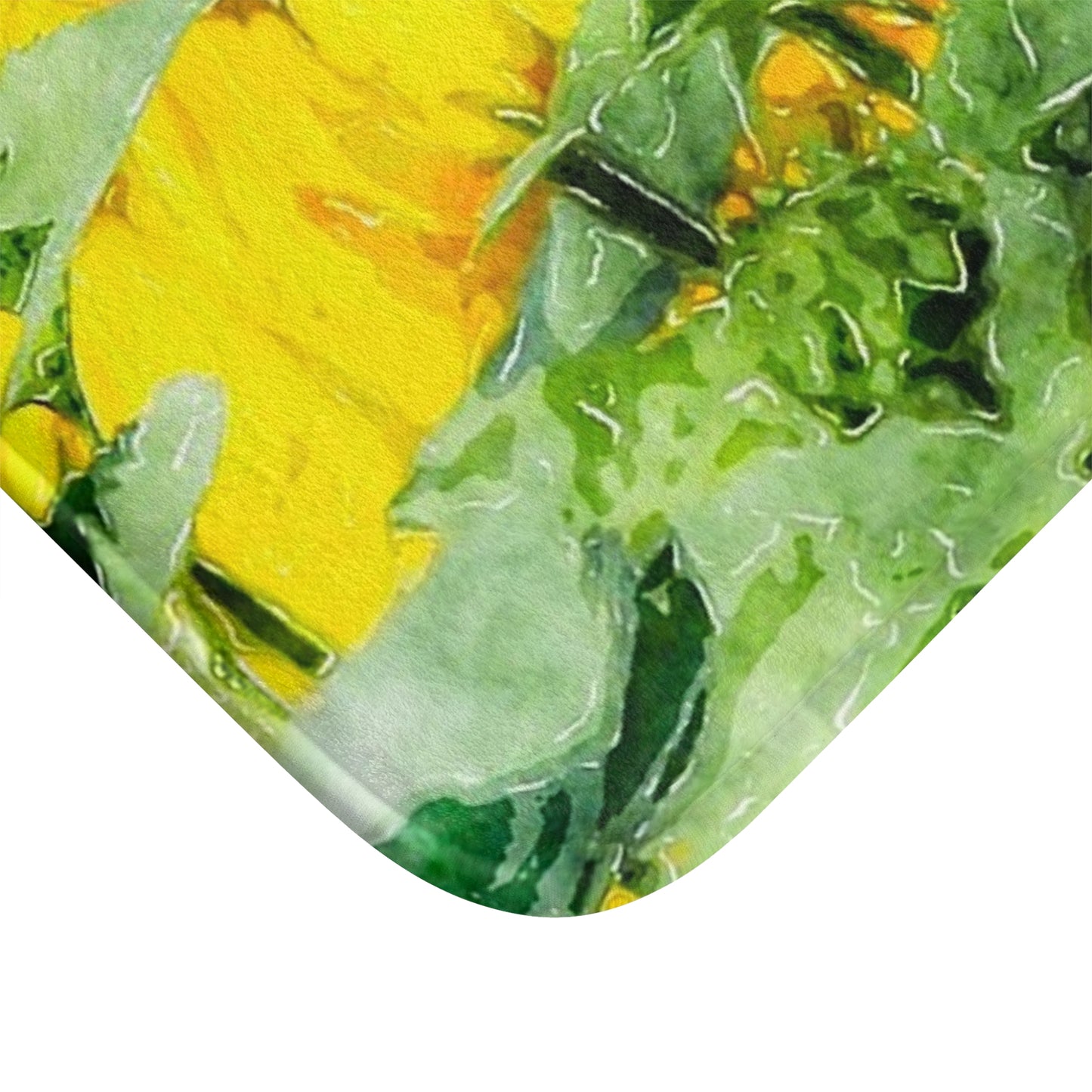 Kitchen, Bath Cushion Mat, Sunflowers