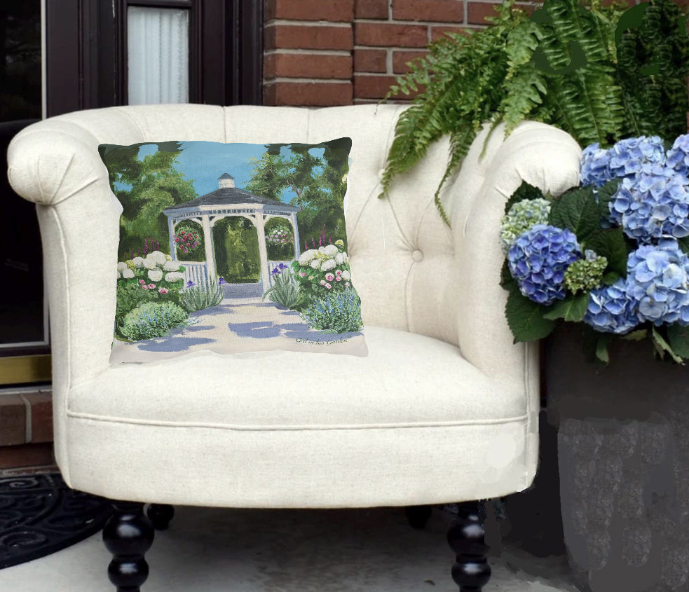 Gazebo Garden 2, Outdoor Pillows
