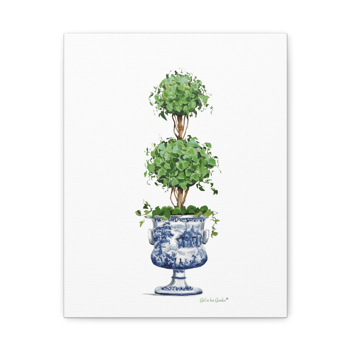 Double Topiary, Unframed Poster or Canvas