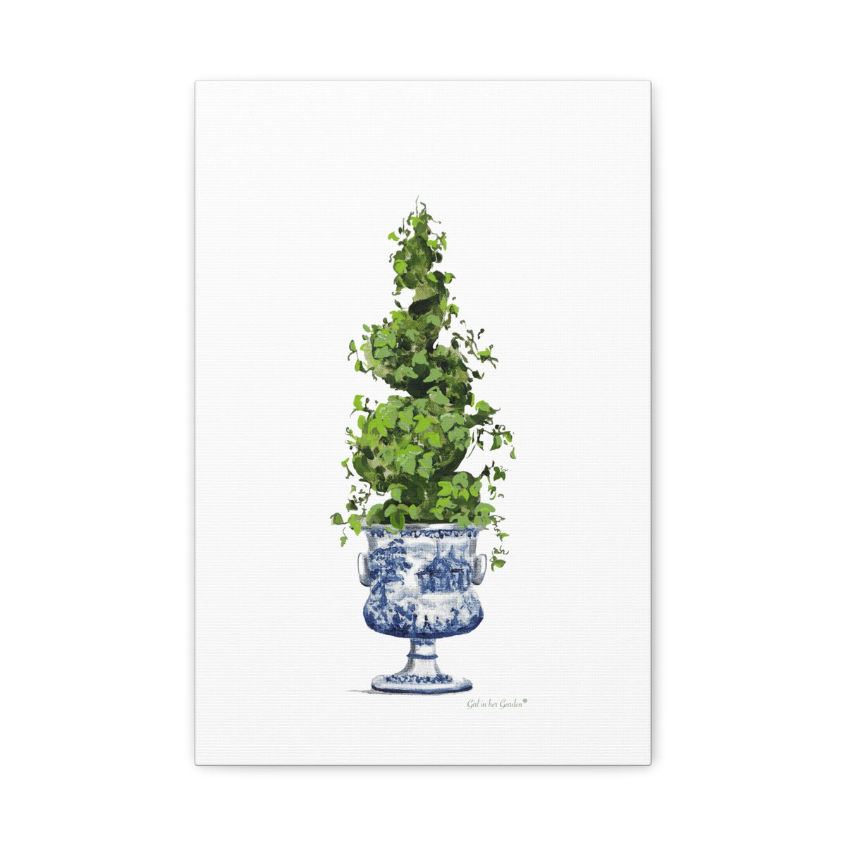 Spiral Topiary, Unframed Poster or Canvas