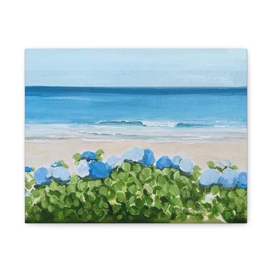 Hydrangeas on a the Ocean, Unframed Poster or Canvas