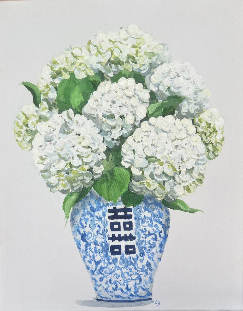 White Hydrangeas