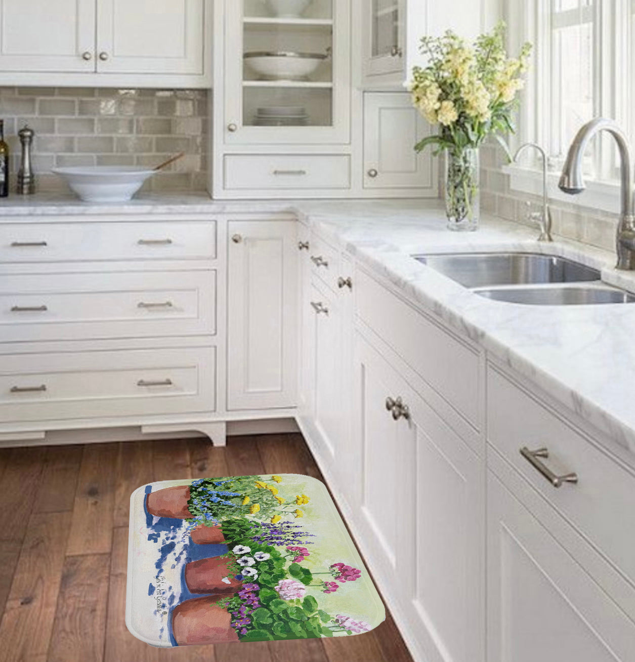Summer Garden Kitchen & Bath Cushion Mat