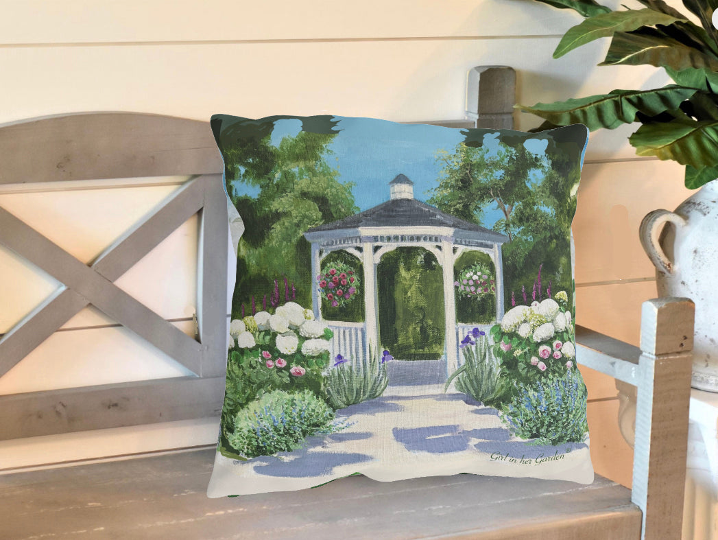Gazebo Garden 2, Outdoor Pillows