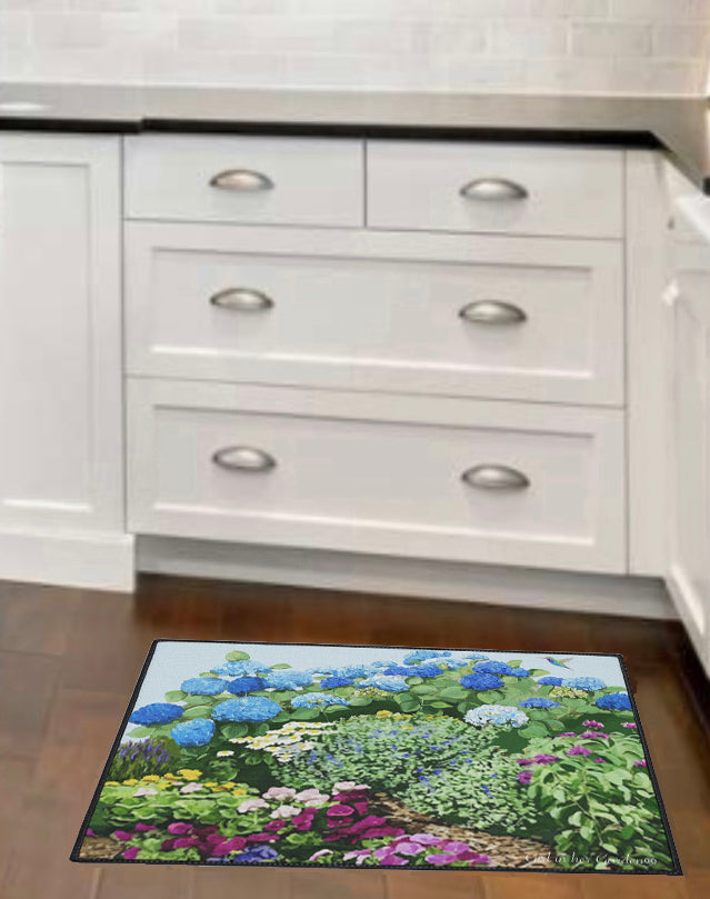 Painted Garden 2 Rubber Floor Mat