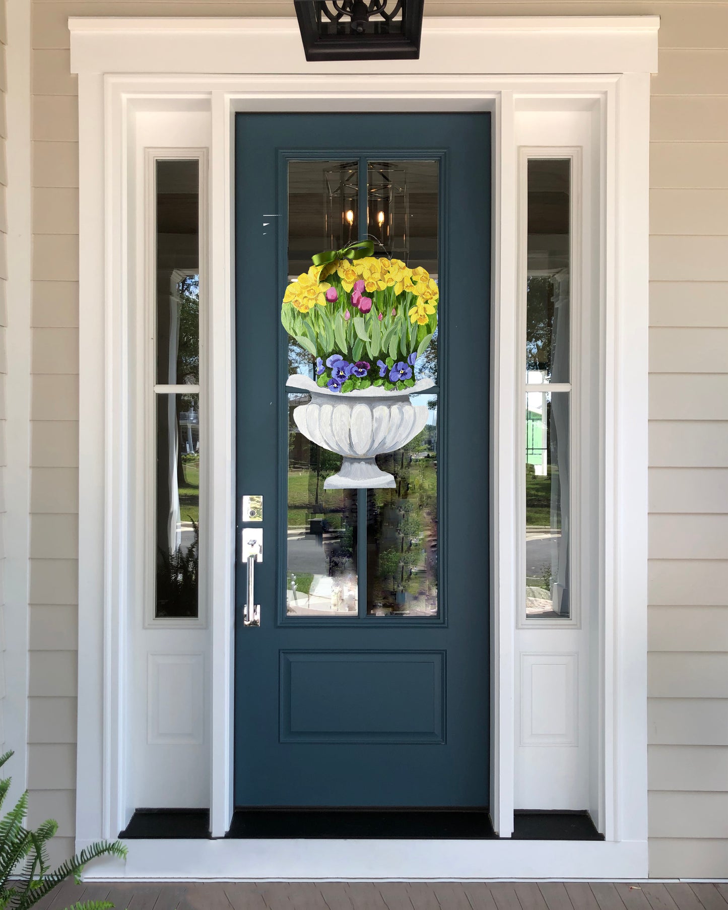 Daffodil, Tulips & Pansy Door Hanger