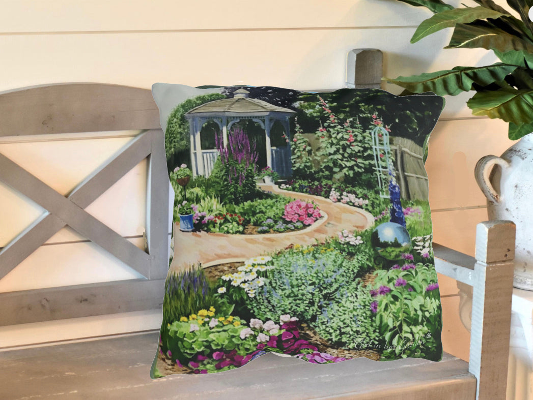 Gazebo Garden Outdoor Pillows