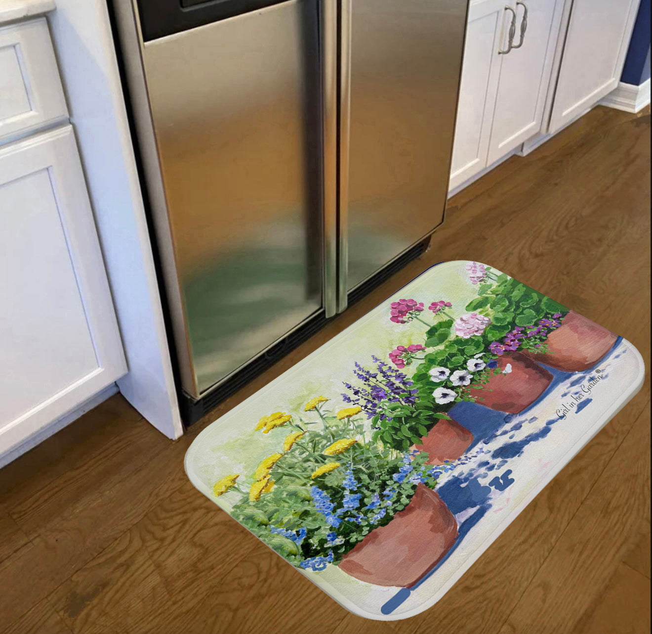 Summer Garden Kitchen & Bath Cushion Mat