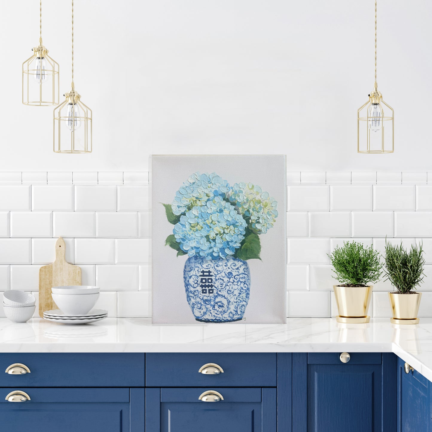 Light Blue Hydrangeas