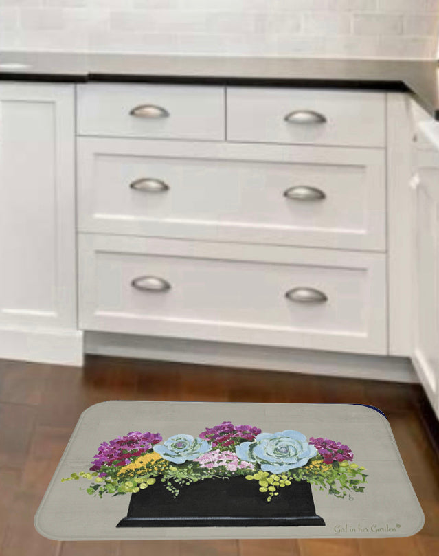 Kitchen, Bath Cushion Mat, Fall Planter