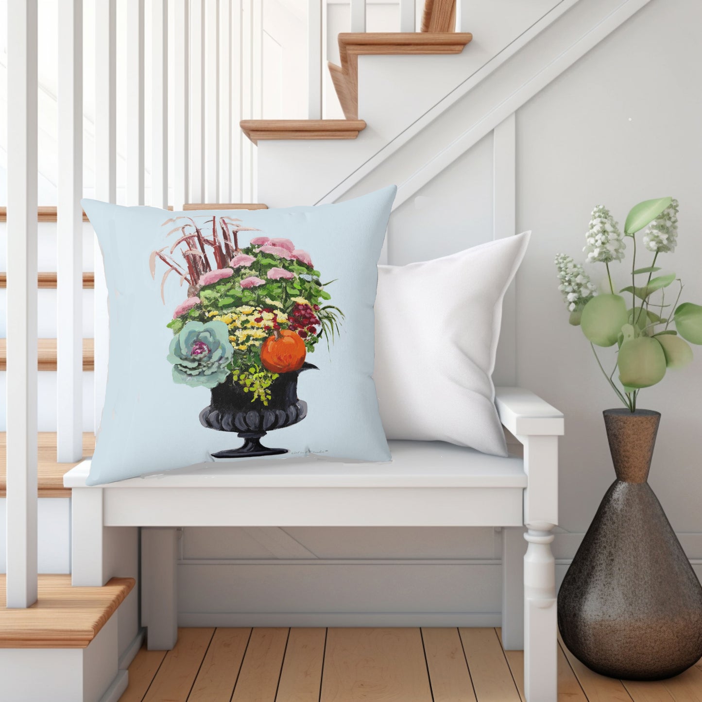 Fall Harvest Planter Pillow, Pillow Cover