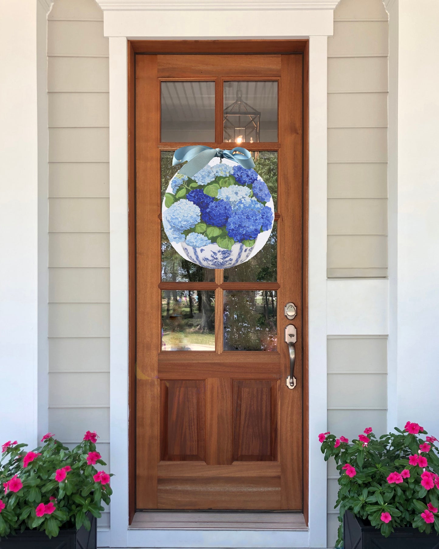 Hydrangea Porch Decor Door Hanger