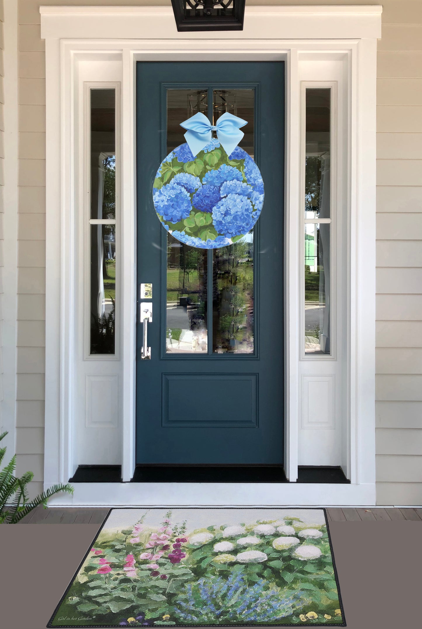 Hydrangea Door Hanger