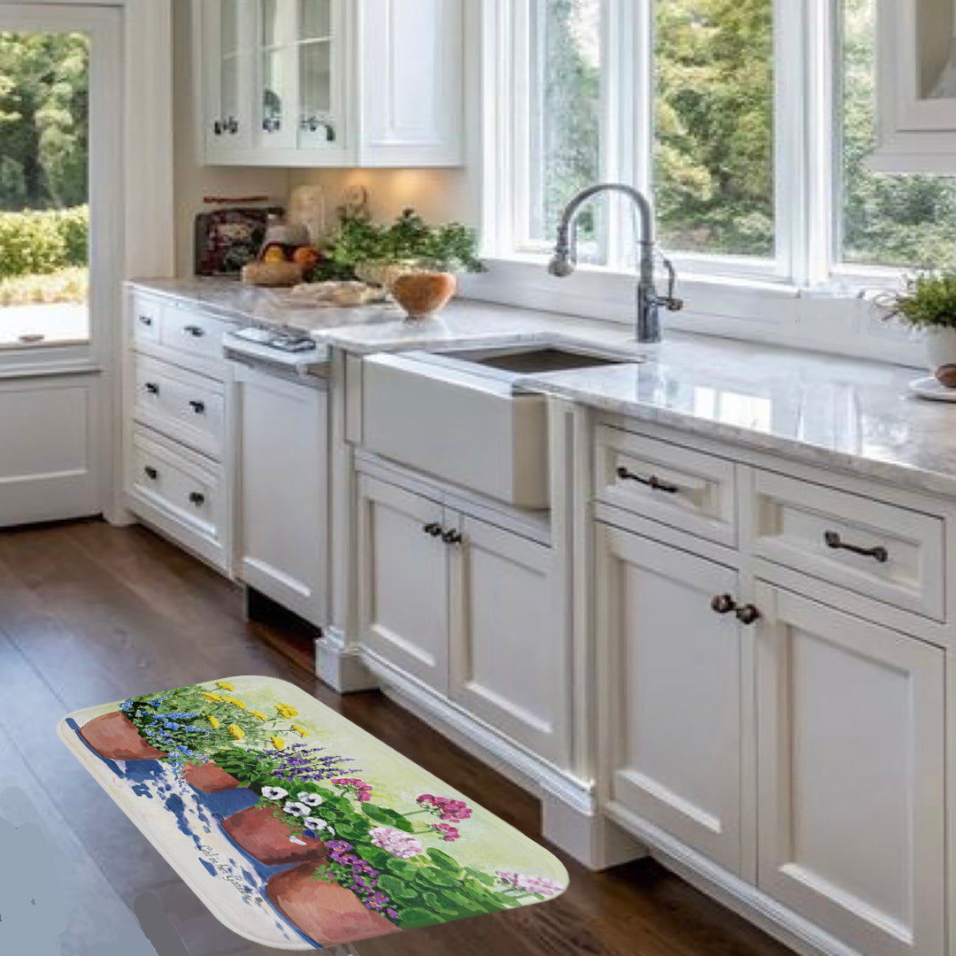 Summer Garden Kitchen & Bath Cushion Mat