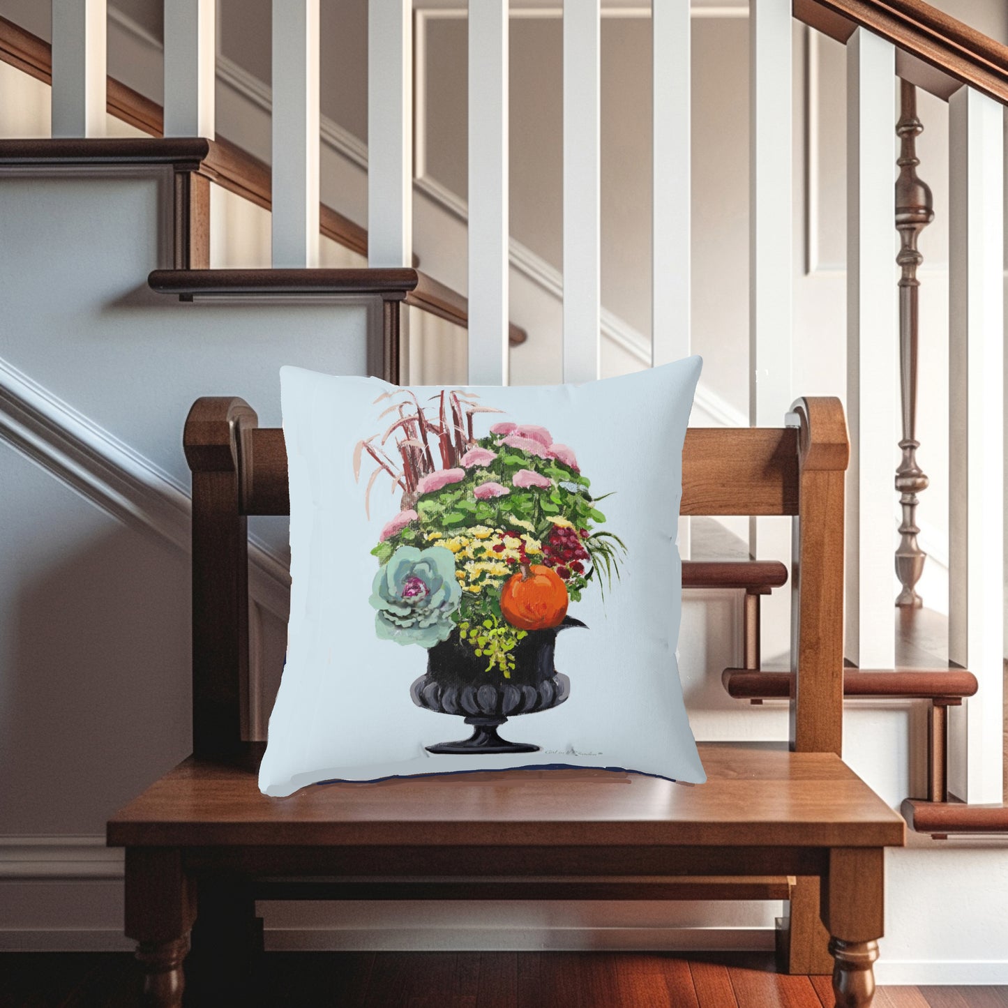 Fall Harvest Planter Pillow, Pillow Cover