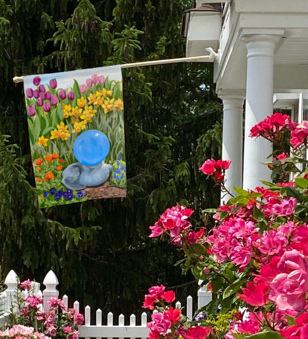 Painted Daffodils Tulips House Flag 28"x 40" Garden Flag 12"x 18"
