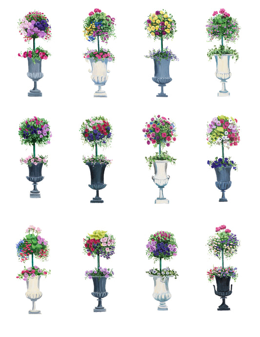 Flower Sticker Sheet