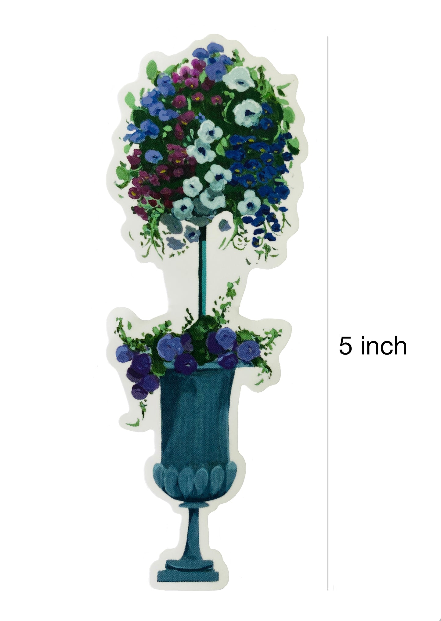 Purple Topiary Sticker