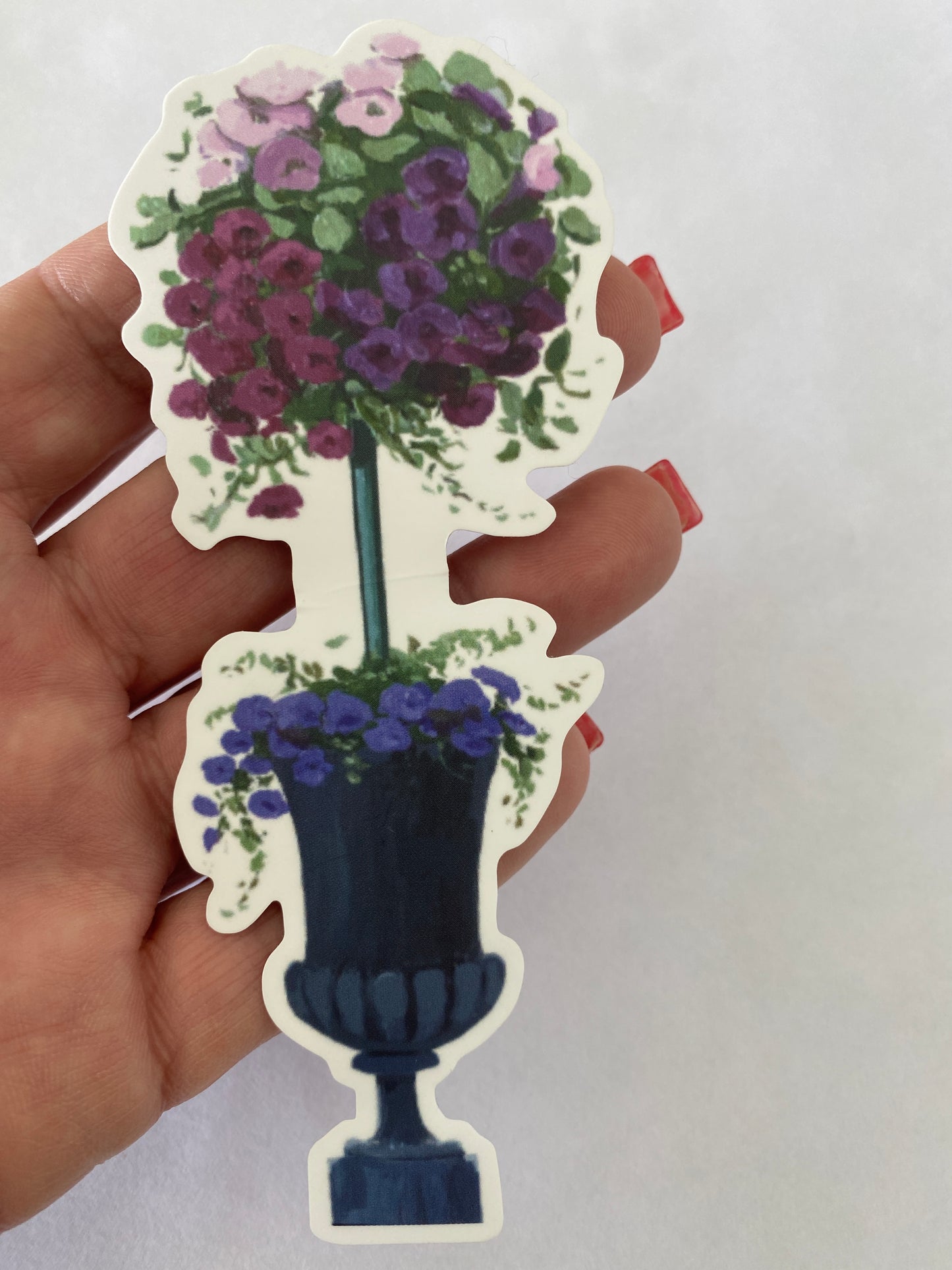 Pink Topiary Sticker